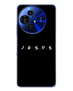 Чехол для TCL 50 NxtPaper с картинкой «Точки веры J.E.S.U.S.»