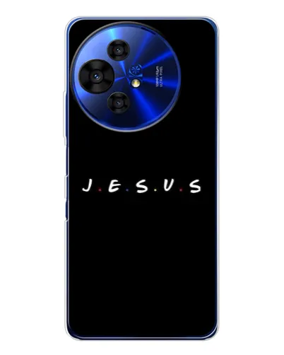 Чехол для TCL 50 NxtPaper с картинкой «Точки веры J.E.S.U.S.»