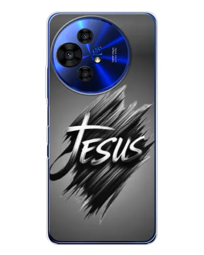 Чехол для TCL 50 NxtPaper с картинкой «Надпись Jesus Graffiti»