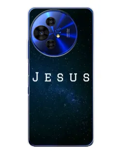 Чехол для TCL 50 NxtPaper с картинкой «Звездное небо Jesus»