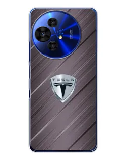 Чехол для TCL 50 NxtPaper с картинкой «Металлическая текстура Tesla» Чехол для TCL 50 NxtPaper с картинкой «Металлическая текстура Tesla»