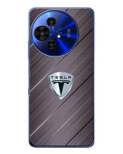 Чехол для TCL 50 NxtPaper с картинкой «Металлическая текстура Tesla» Чехол для TCL 50 NxtPaper с картинкой «Металлическая текстура Tesla»