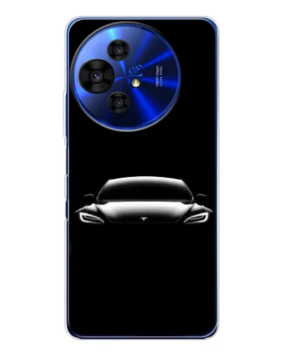 Чехол для TCL 50 NxtPaper с картинкой «Фары Tesla Night» Чехол для TCL 50 NxtPaper с картинкой «Фары Tesla Night»