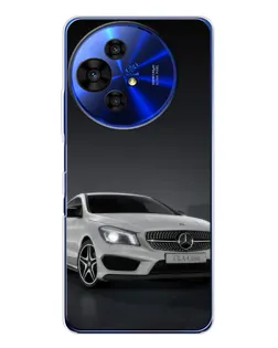 Чехол для TCL 50 NxtPaper с картинкой «Mercedes AMG GT Silver»