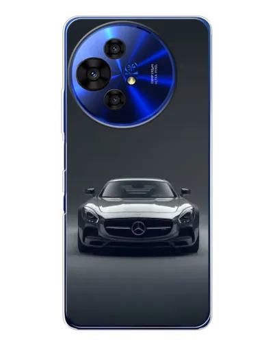 Чехол для TCL 50 NxtPaper с картинкой «Mercedes на черном» Чехол для TCL 50 NxtPaper с картинкой «Mercedes на черном»