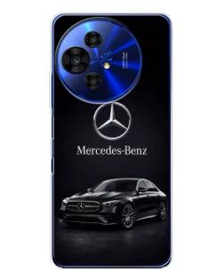 Чехол для TCL 50 NxtPaper с картинкой «Mercedes — решетка радиатора»