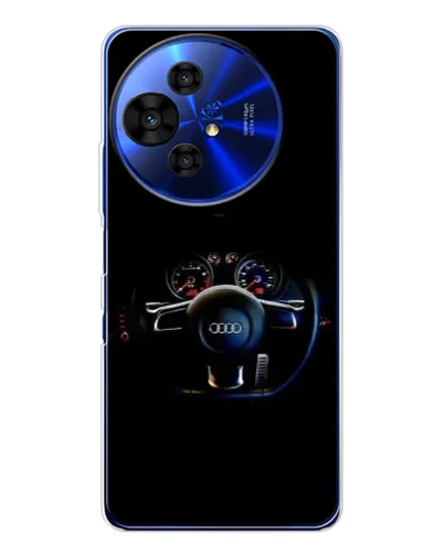 Чехол для TCL 50 NxtPaper с картинкой «Салон Audi — руль» Чехол для TCL 50 NxtPaper с картинкой «Салон Audi — руль»