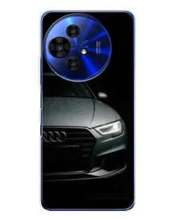 Чехол для TCL 50 NxtPaper с картинкой «Audi — детализация кузова»