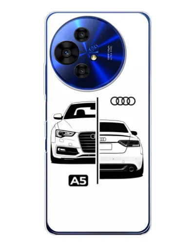 Чехол для TCL 50 NxtPaper с картинкой «Audi — контрастный дизайн» Чехол для TCL 50 NxtPaper с картинкой «Audi — контрастный дизайн»