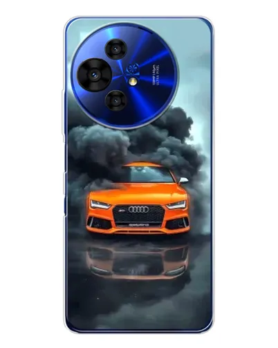 Чехол для TCL 50 NxtPaper с картинкой «Audi в облаках дыма» Чехол для TCL 50 NxtPaper с картинкой «Audi в облаках дыма»