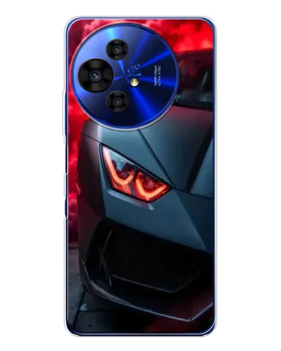 Чехол для TCL 50 NxtPaper с картинкой «Lamborghini красное сияние»