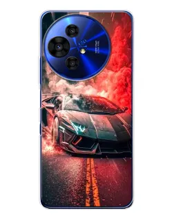 Чехол для TCL 50 NxtPaper с картинкой «Lamborghini красный дым» Чехол для TCL 50 NxtPaper с картинкой «Lamborghini красный дым»