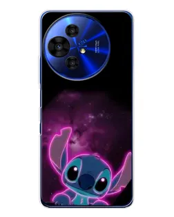 Чехол для TCL 50 NxtPaper с картинкой «Неоновый Stitch»