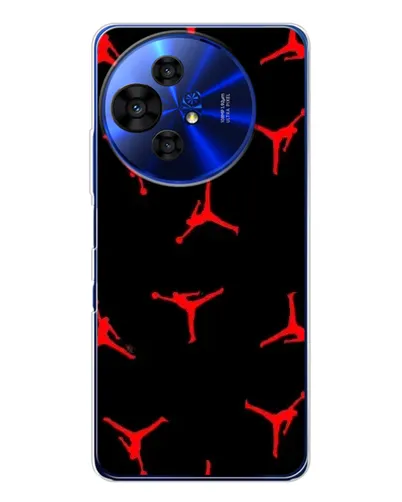Чехол для TCL 50 Pro NxtPaper с картинкой «Jordan Red Pattern» Чехол для TCL 50 Pro NxtPaper с картинкой «Jordan Red Pattern»