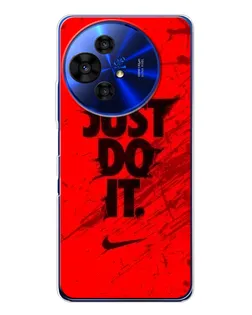 Чехол для TCL 50 Pro NxtPaper с картинкой «Nike Just Do It» Чехол для TCL 50 Pro NxtPaper с картинкой «Nike Just Do It»