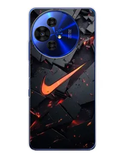 Чехол для TCL 50 Pro NxtPaper с картинкой «Nike — эффект разломов» Чехол для TCL 50 Pro NxtPaper с картинкой «Nike — эффект разломов»