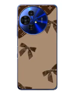 Чехол для TCL 50 Pro NxtPaper с картинкой «LV — кофейный атлас»