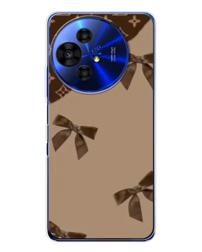 Чехол для TCL 50 Pro NxtPaper с картинкой «LV — кофейный атлас»