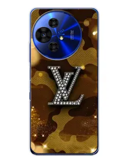Чехол для TCL 50 Pro NxtPaper с картинкой «Камуфляжный Louis Vuitton»