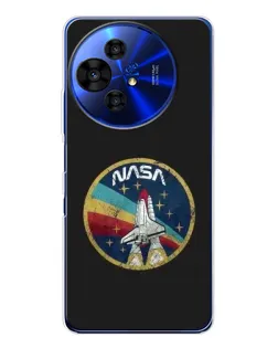 Чехол для TCL 50 Pro NxtPaper с картинкой «NASA — эмблема миссии»