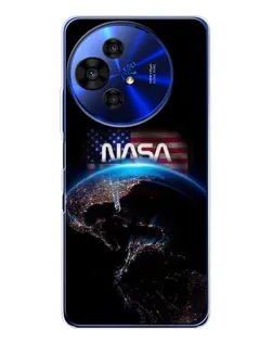 Чехол для TCL 50 Pro NxtPaper с картинкой «Земля из космоса NASA»