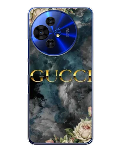 Чехол для TCL 50 Pro NxtPaper с картинкой «Абстрактные цветы Gucci» Чехол для TCL 50 Pro NxtPaper с картинкой «Абстрактные цветы Gucci»
