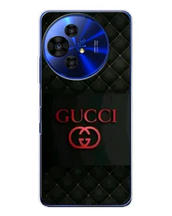 Чехол для TCL 50 Pro NxtPaper с картинкой «Gucci — стеганый черный»