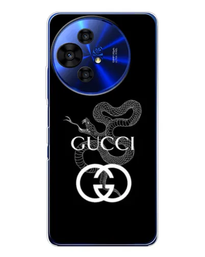 Чехол для TCL 50 Pro NxtPaper с картинкой «Gucci — серебряная змея» Чехол для TCL 50 Pro NxtPaper с картинкой «Gucci — серебряная змея»