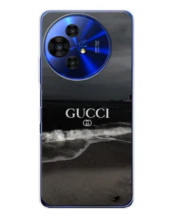 Чехол для TCL 50 Pro NxtPaper с картинкой «Gucci — морской прибой»