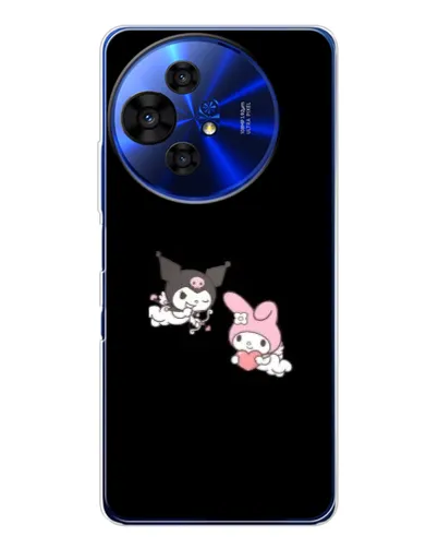 Чехол для TCL 50 Pro NxtPaper с картинкой «My Melody и Kuromi» Чехол для TCL 50 Pro NxtPaper с картинкой «My Melody и Kuromi»
