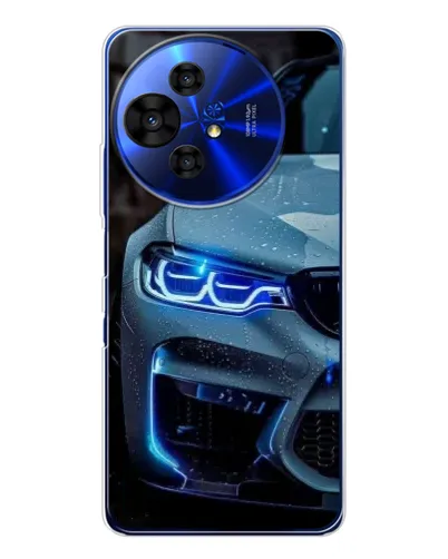 Чехол для TCL 50 Pro NxtPaper с картинкой «Взгляд BMW с синими фарами» Чехол для TCL 50 Pro NxtPaper с картинкой «Взгляд BMW с синими фарами»