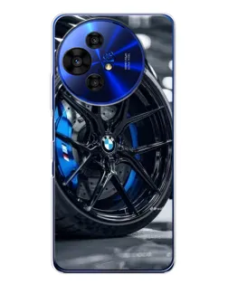 Чехол для TCL 50 Pro NxtPaper с картинкой «Колесо BMW вблизи» Чехол для TCL 50 Pro NxtPaper с картинкой «Колесо BMW вблизи»