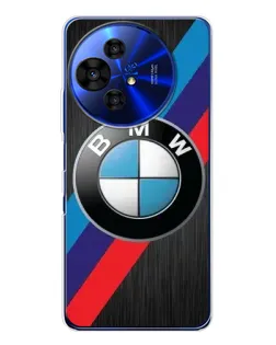 Чехол для TCL 50 Pro NxtPaper с картинкой «BMW M-stripes стиль» Чехол для TCL 50 Pro NxtPaper с картинкой «BMW M-stripes стиль»