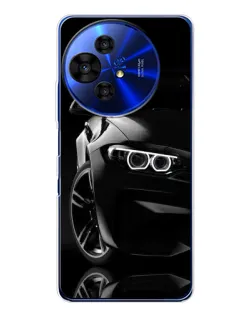 Чехол для TCL 50 Pro NxtPaper с картинкой «Черная BMW — профиль» Чехол для TCL 50 Pro NxtPaper с картинкой «Черная BMW — профиль»