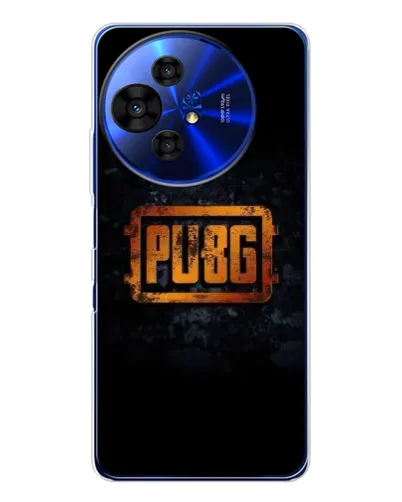 Чехол для TCL 50 Pro NxtPaper с картинкой «PUBG — золотой логотип»