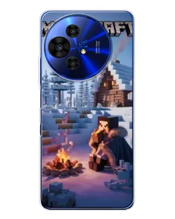 Чехол для TCL 50 Pro NxtPaper с картинкой «Зимний Minecraft» Чехол для TCL 50 Pro NxtPaper с картинкой «Зимний Minecraft»