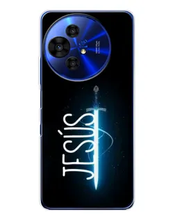 Чехол для TCL 50 Pro NxtPaper с картинкой «Меч Духа Jesus»