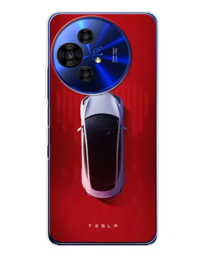 Чехол для TCL 50 Pro NxtPaper с картинкой «Tesla Top View» Чехол для TCL 50 Pro NxtPaper с картинкой «Tesla Top View»