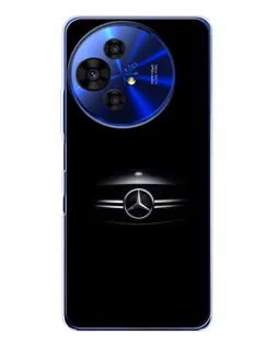 Чехол для TCL 50 Pro NxtPaper с картинкой «Mercedes — абстрактные линии»