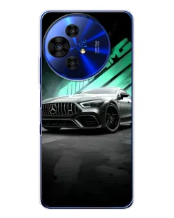 Чехол для TCL 50 Pro NxtPaper с картинкой «Темный Mercedes AMG»