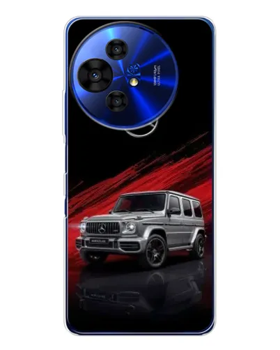 Чехол для TCL 50 Pro NxtPaper с картинкой «Mercedes G-Class красный»