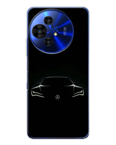 Чехол для TCL 50 Pro NxtPaper с картинкой «Mercedes — силуэт авто» Чехол для TCL 50 Pro NxtPaper с картинкой «Mercedes — силуэт авто»