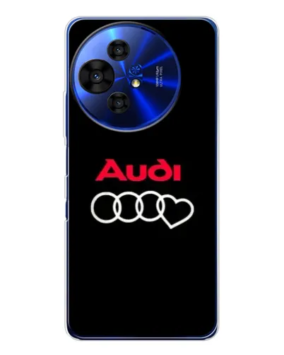 Чехол для TCL 50 Pro NxtPaper с картинкой «Логотип Audi Heart»