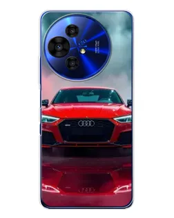 Чехол для TCL 50 Pro NxtPaper с картинкой «Audi RS — красный стиль»