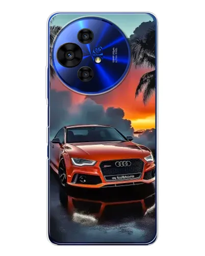 Чехол для TCL 50 Pro NxtPaper с картинкой «Audi — закат»