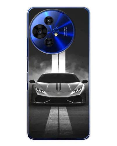 Чехол для TCL 50 Pro NxtPaper с картинкой «Lamborghini симметрия дорог»