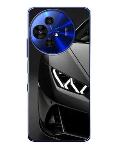 Чехол для TCL 50 Pro NxtPaper с картинкой «Lamborghini фары детализация»