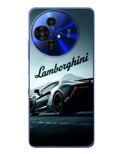 Чехол для TCL 50 Pro NxtPaper с картинкой «Классическая надпись Lamborghini»