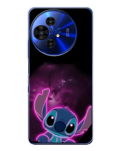 Чехол для TCL 50 Pro NxtPaper с картинкой «Неоновый Stitch»