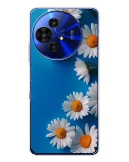 Чехол для TCL 50 Pro NxtPaper с картинкой «Белоснежные маргаритки»
